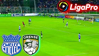 Emelec vs Orense Liga Pro Ecuador 2024 EN VIVO [upl. by Leroj151]