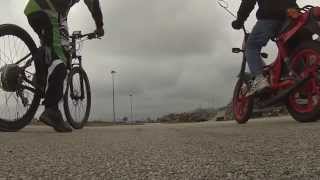 Garelli Ciclone 5v VS Ebike Eva FXC 2 250WP Accelerazione [upl. by Binky]