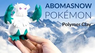 Abomasnow Pokemon – Polymer Clay Tutorial [upl. by Ramirolg850]