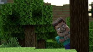 Minecraft Grotesque Steve animation test Beautiful [upl. by Alexandros]