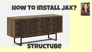 How to install Jax from Structube Episode 14 Trendy and affordable modern furniture installation [upl. by Akkahs563]