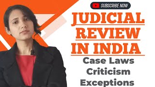 Judicial Review in India  Judicial Review in Indian Constitution  Judicial Review in Hindi [upl. by Shimberg]