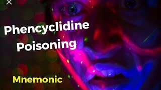 PhencyclidinePCP Poisoning Mnemonic [upl. by Ronacin]