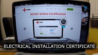 SurelecTV NICEIC ONLINE CERTIFICATION Electrical installation certificate [upl. by Neitsirhc419]