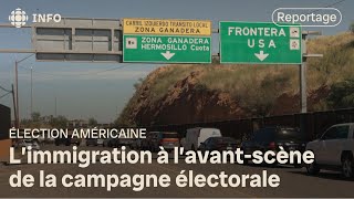 Crise migratoire aux ÉtatsUnis  l’immigration au cœur des enjeux électoraux [upl. by Nothgiel]