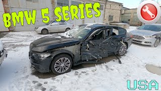 BMW 5 series 2018 Боковой удар😨😨 [upl. by Aihsoek]