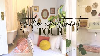 Apartment Tour  300 sq foot Studio [upl. by Toulon]