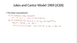 Evolutionary models in nucleotide substitution [upl. by Lochner]