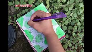 drawing drawingtutorial doddleoddle beautiful doddleoddle💚 [upl. by Euphemiah]