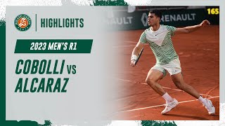 Alcaraz vs Cobolli Round 1 Highlights  RolandGarros 2023 [upl. by Biddy]