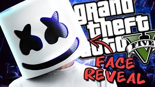 DJ MARSHMELLO FACE REVEAL MOD GTA 5 PC Mods Gameplay [upl. by Aneleve]