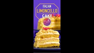 Italian LIMONCELLO Cake  Shorts [upl. by Rocco]