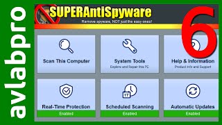 SUPER AntiSpyware 6 scan and fix [upl. by Anniram]