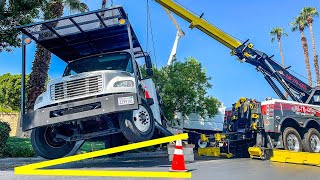 Boom Truck About To Roll Over Teeter Totter [upl. by Animsaj39]