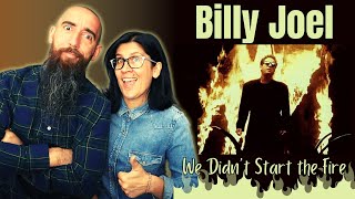 Billy Joel  We Didnt Start the Fire REACTION with my wife [upl. by Aeriel]