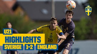 Highlights U21  Sverige – England 12 [upl. by Ivett837]