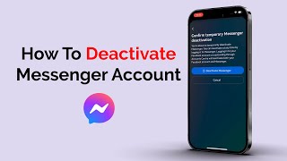 How To Deactivate a Messenger Account [upl. by Ainoyek]