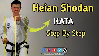 Heian Shodan KATA ।। Step By Step [upl. by Eendyc]