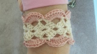 How to Crochet a Bracelet [upl. by Ilatfan]