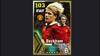 D Beckham 103 Progression Points in Efootball 2024 [upl. by Zared767]