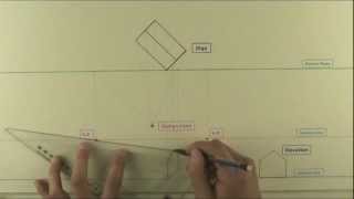 Measured Perspective Drawing  House Shape [upl. by Merrily]