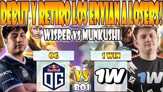 OG VS 1WIN BO1WISPER 23SAVAGE XNOVA VS MUNKUSHI SQUAD1X  1WIN SERIES DOTA 2 FALL DOTA 2 [upl. by Wyn]