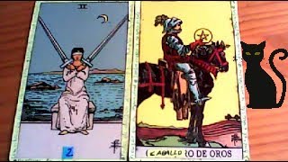 Combinaciones tarot con el DOS de ESPADAS  ARCANOS MENORES DE OROS Por TARA [upl. by Neill39]