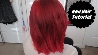 How I dyed my hair Red  NO BLEACH  Loreal HiColor Hilights Red amp Magenta [upl. by Rriocard452]