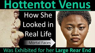 How the quotHOTTENTOT VENUSquot Looked in Real Life  Sarah Baartman Mortal Faces [upl. by Antonino]