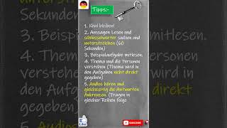 B2 Hören Teil 3 Goethe Zertifikat B2  Effective tips and tricks [upl. by Cesya604]