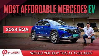 Meet the Rs 68 lakh Electric SUV from MercedesBenz  EQA 250 Walkaround amp First Look Review [upl. by Madden207]