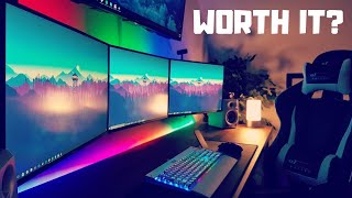 Is a Triple Monitor Setup Worth it [upl. by Retsof]