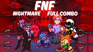 EVITO SACA FULL COMBO EN FNF DIFICULTAD NIGHTMARE  FNF UPDATE [upl. by Adnohsad378]