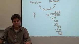 12  Percents Intro Percents Fractions Decimals [upl. by Ettennan]