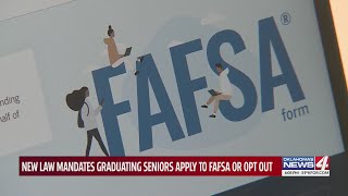 New law mandates graduating seniors apply to FAFSA or opt out [upl. by Claudette]