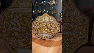 Unboxing the New WWE Shop Big Gold Crumrine Belt [upl. by Atirres]