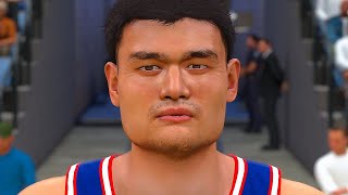 NBA 2K24 Rookie Yao Ming My Career in the Kobe Era Ep 1  NBA Debut [upl. by Annahsal]