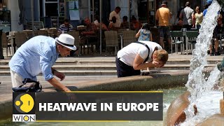 Heat wave grips parts of Europe  Temperatures hit 40° celsius in France  WION Climate Tracker [upl. by Ardnoyek847]