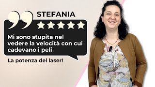 Recensioni Lisce per Sempre ridurre i peli del 50 già alla prima seduta La Storia di Stefania [upl. by Eenalem676]