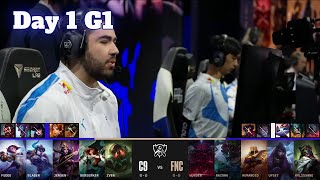 C9 vs FNC  Day 1 LoL Worlds 2022 Main Group Stage  Cloud 9 vs Fnatic  Groups full game [upl. by Enyawud]