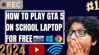 How To Play GTA 5 On CHROMEBOOK Free [upl. by Oicnanev882]