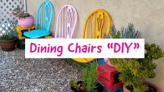 Dining Chairs DIY  DIY Outdoor Seating  Old Chair Projects  DIY Ideas  Old Chairs DIY [upl. by Evelunn574]