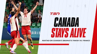 Canadas incredible finish to stay alive at Paris 2024 [upl. by Ulrica]