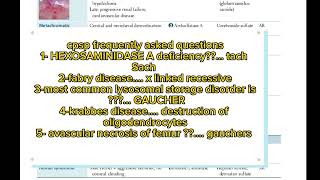 lysosomal storage disorder part 3fcps part1 preparation forumcpsp favourite questions [upl. by Hanni]