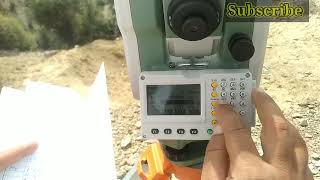 FoiF RTS 102 total station  Back sight method  How to do Back sight in FoiF RTS total station [upl. by Margareta]