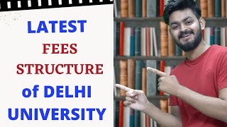 Latest Fees structure of Delhi university for BA BSc Bcom and BBA BMS [upl. by Canfield]