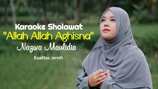 Karaoke Allah Allah Aghisna  Karaoke Nazwa Maulidia Allah Allah Aghisna [upl. by Rosanna600]