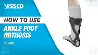 How to Use Vissco Ankle Foot Orthoses AFO [upl. by Attenal]