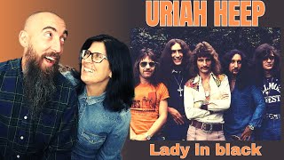 Uriah Heep  Lady in black REACTION with my wife [upl. by Adnarym]