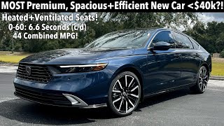 2024 Honda Accord Hybrid Touring TEST DRIVEFULL REVIEW [upl. by Yekcim]